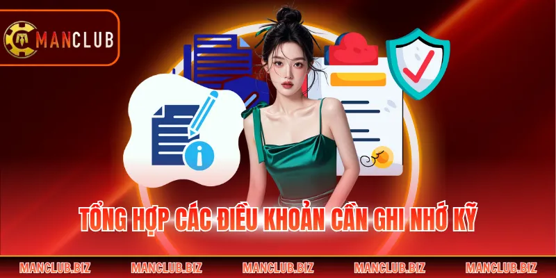 Tổng hợp các điều khoản cần ghi nhớ kỹ